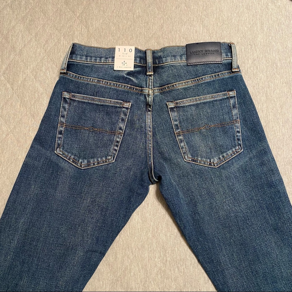 NWT Lucky Brand 110 Slim Beverly Glen Jeans - Picture 2 of 12